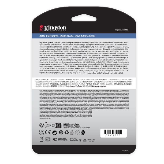 Накопитель SSD M.2 2280 480GB Kingston (SEDC2000BM8/480G) изображение 5