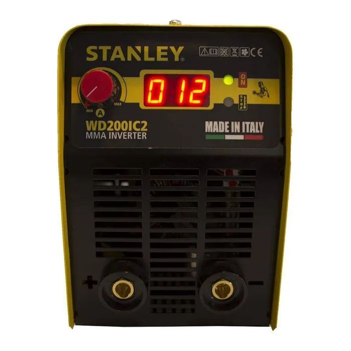 Зварювальний апарат Stanley інверторний 15-200 A, тривалість навантаження 60% (WD200IC2) зображення 3