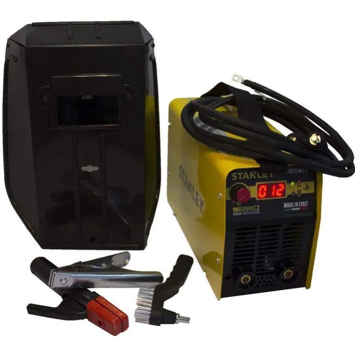 Зварювальний апарат Stanley інверторний 15-200 A, тривалість навантаження 60% (WD200IC2) зображення 4