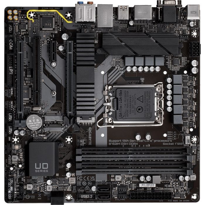 Материнська плата GIGABYTE B760M D3H DDR4 зображення 2