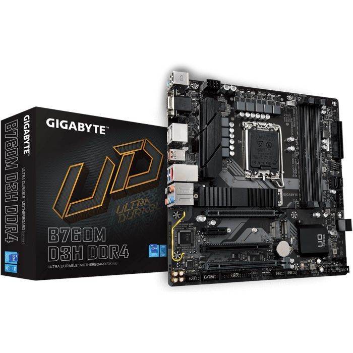 Материнська плата GIGABYTE B760M D3H DDR4 зображення 6