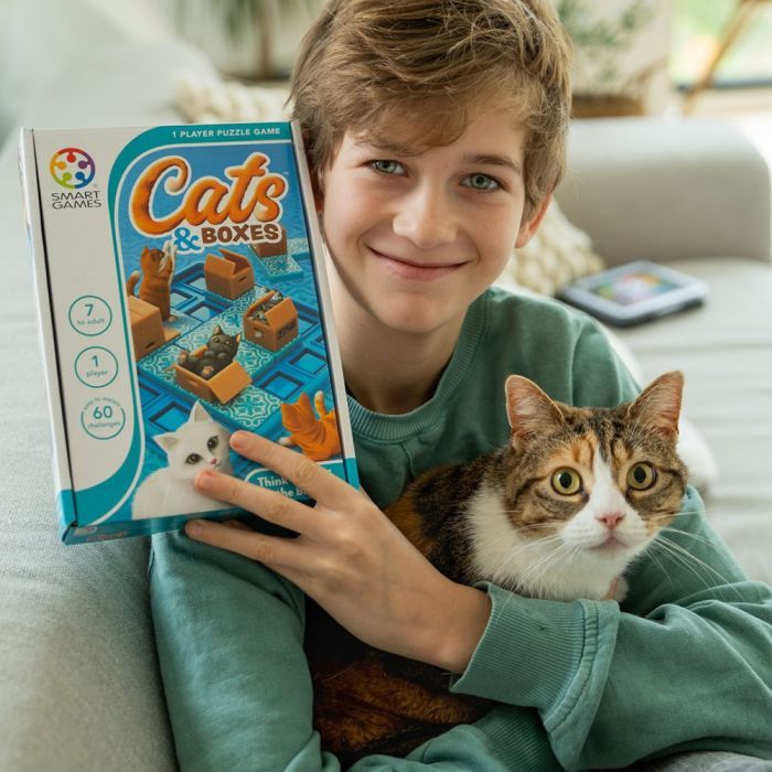 Настольная игра Smart Games Кошки в коробках (SG 450 UKR) изображение 4