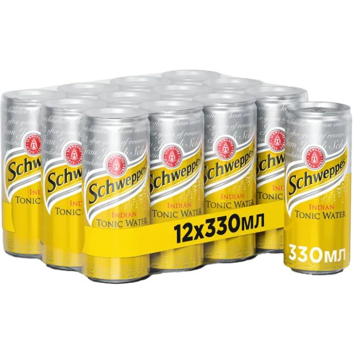 Напиток Schweppes Indian Tonic Безалкогольный сильногазированный 250 мл (40822341) изображение 2