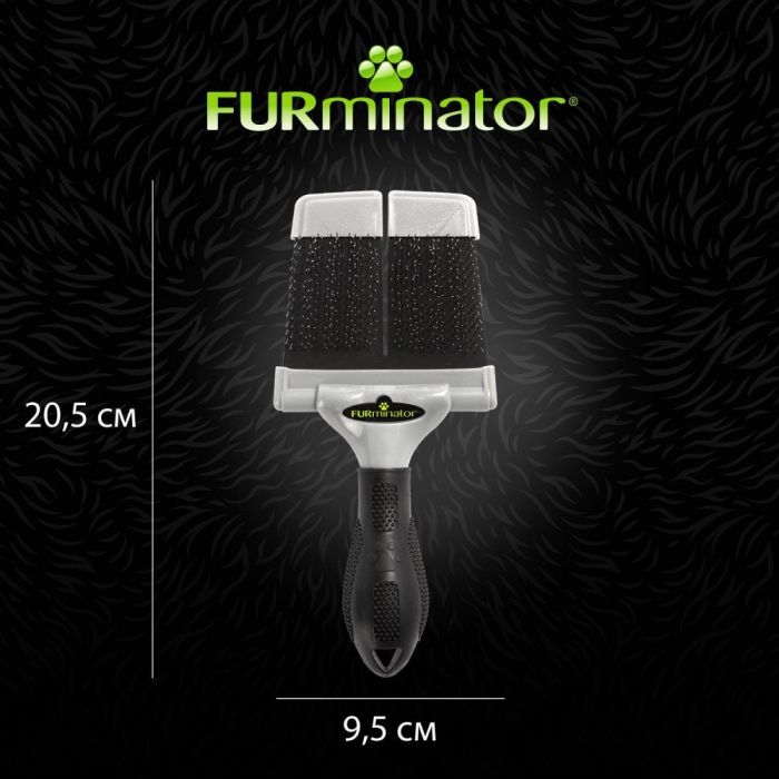 Гребінець для тварин FURminator пуходерка жорстка L (4048422153184) зображення 9
