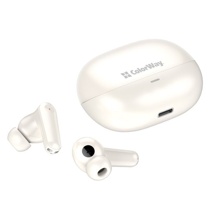 Наушники ColorWay Slim TWS-1 Earbuds Long Life Beige (CW-TWS1BE) изображение 10