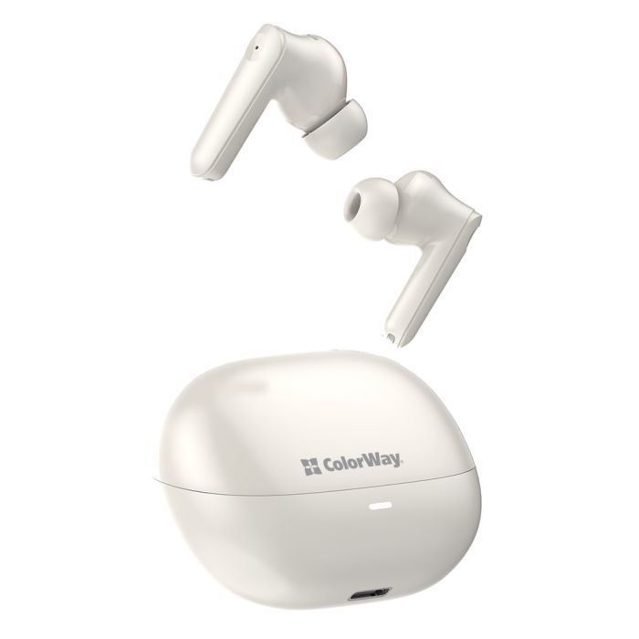 Наушники ColorWay Slim TWS-1 Earbuds Long Life Beige (CW-TWS1BE) изображение 9