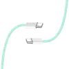 Дата кабель USB-C to USB-C 1.0m 60W 3.0А green ColorWay (CW-CBPDCC061-G) зображення 5