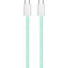 Дата кабель USB-C to USB-C 1.0m 60W 3.0А green ColorWay (CW-CBPDCC061-G) зображення 7
