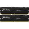 Модуль памяти для компьютера DDR5 32GB (2x16GB) 6000 MHz Fury Beast Black Kingston Fury (ex.HyperX) (KF560C36BBE2K2-32)