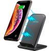 Зарядное устройство Choetech 15W Fast Wireless Charging Stand 2coils black (T555-F-BK) изображение 4