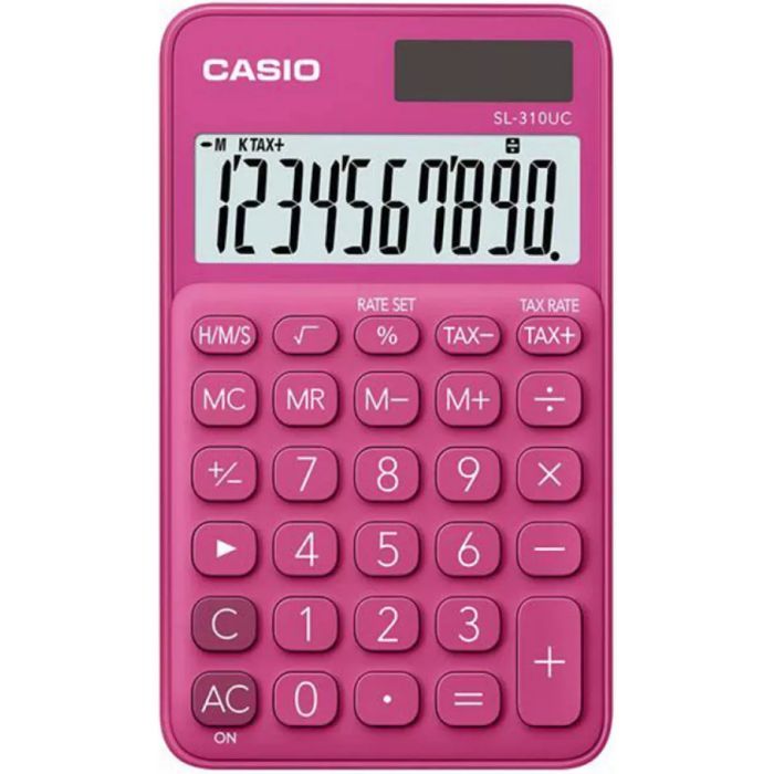 Калькулятор Casio SL-310UC-RD-W-EC, червоний (CALC-CAS-SL-310UC-RD)