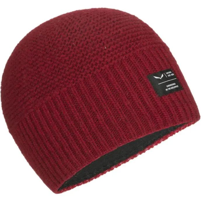 Шапка Salewa Sarner 2 WO Beanie 28430 1570 - UNI58 - бордовий (013.012.1202)
