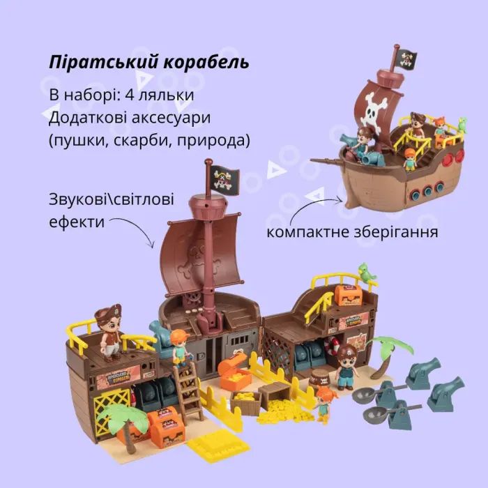 Ігровий набір Otamanko Піратський корабель (GB0509) зображення 7