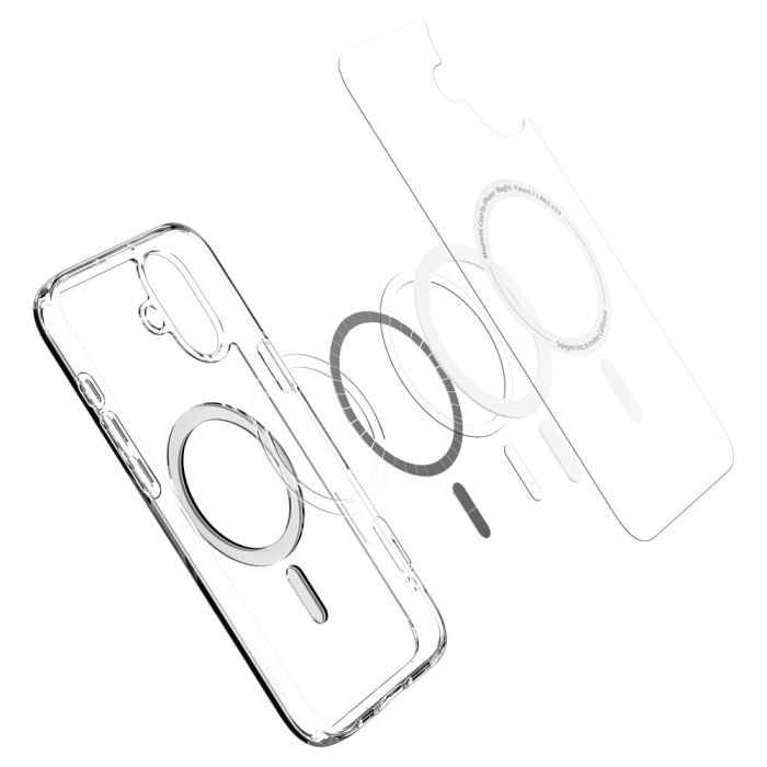 Чехол для мобильного телефона Spigen iPhone 16 Ultra Hybrid MagFit White (ACS08205) изображение 9