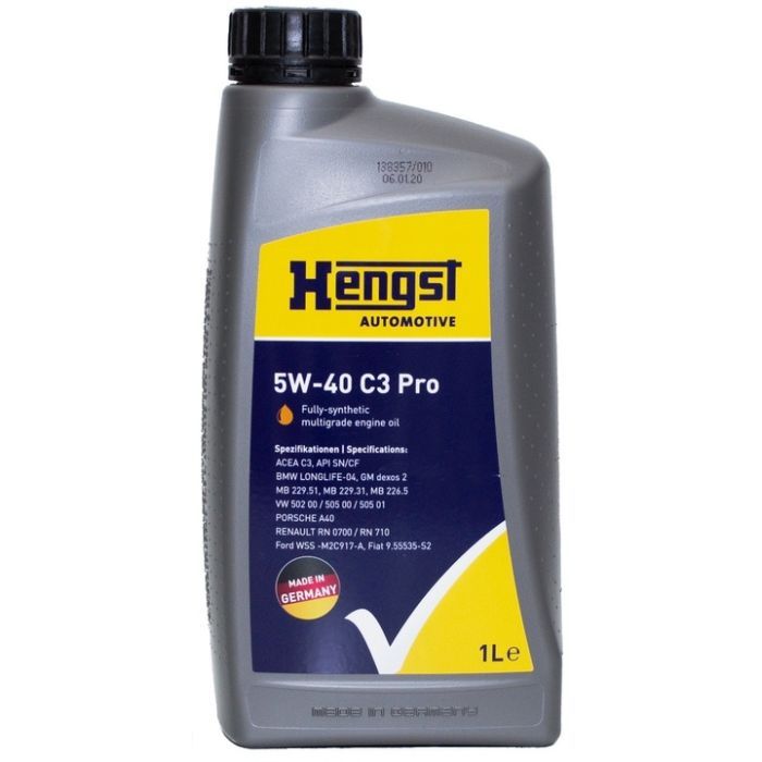 Моторное масло HENGST C3 Pro, 1л (547800000)