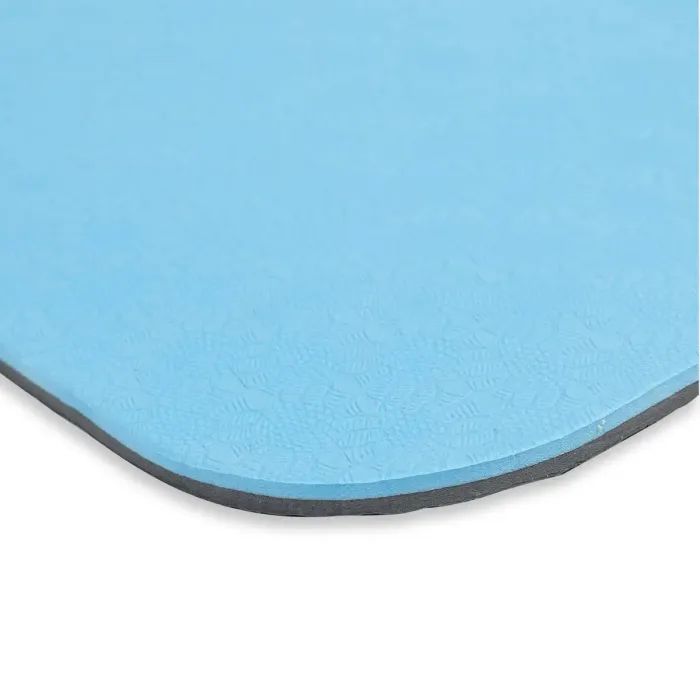 Килимок для йоги Toorx Professional TPE 183 х 60 х 0,6 см Azzurro/Antracite (MAT-183) (931141) зображення 4