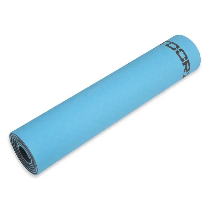 Килимок для йоги Toorx Professional TPE 183 х 60 х 0,6 см Azzurro/Antracite (MAT-183) (931141) зображення 7