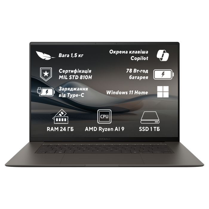 Ноутбук ASUS Zenbook S 16 UM5606WA-RK331W (90NB13M1-M00LC0)