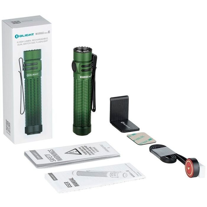 Фонарь Olight Warrior Mini 3 Forest Gradient (0.0000.0758) изображение 9 Фонарь Olight Warrior Mini 3 Forest Gradient (0.0000.0758) изображение 9