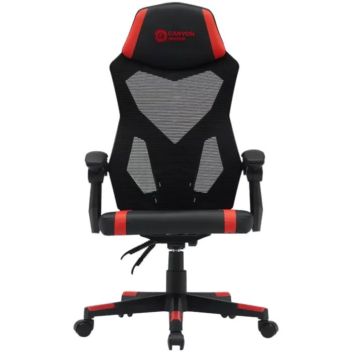 Кресло игровое Canyon Flow MCH01 Mesh Black/White (CNE-MCH01W)