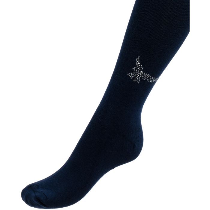 Колготки дитячі UCS Socks зі стразами (M0C0302-2061-11G-blue) зображення 2