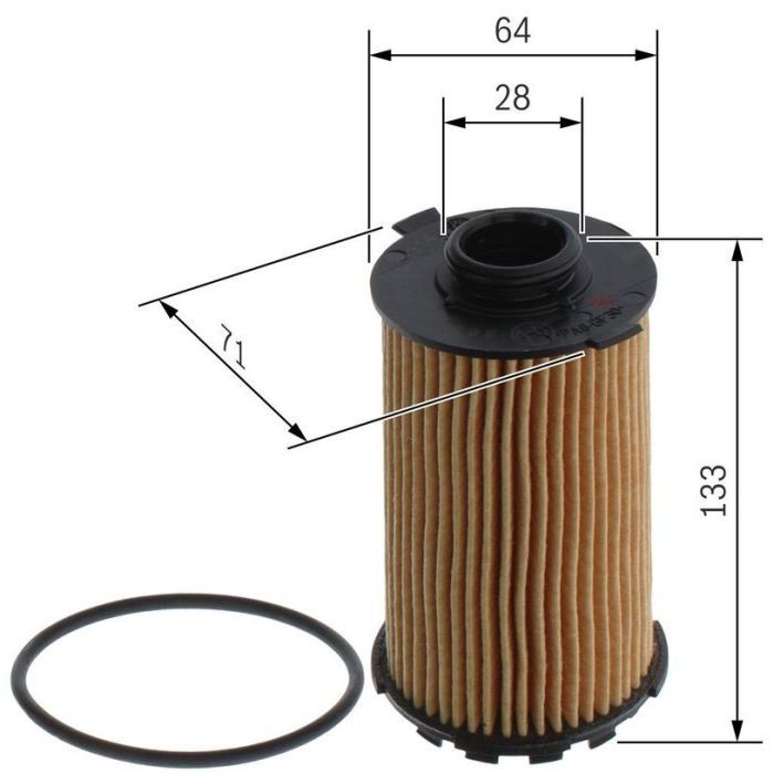 Фільтр масляний Bosch F026407314 зображення 5