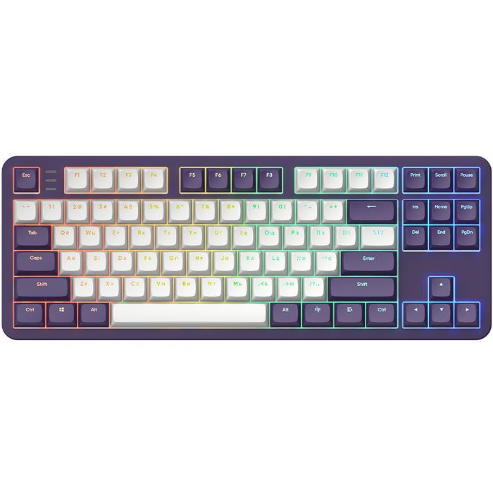 Клавіатура Dark Project ALU87 ABS RGB Mech G3MS Sapphire USB Violet (DPKB_VIOLET_87_ANSI_UA) зображення 2