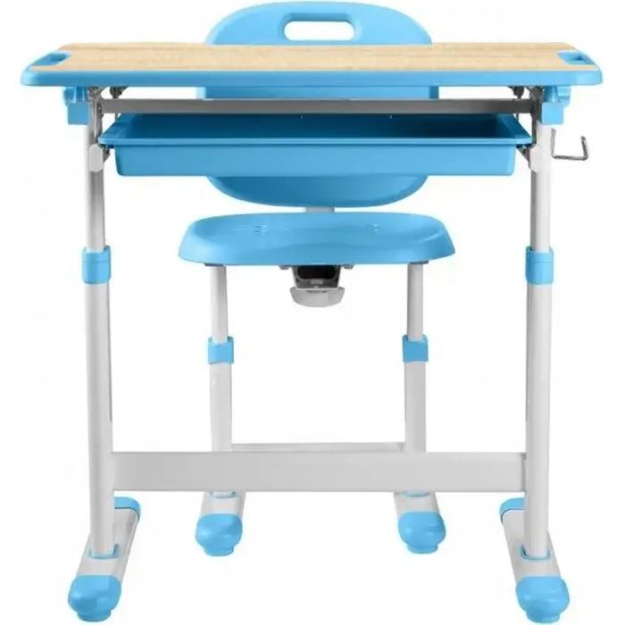 Парта со стулом FunDesk Piccolino III Grey-w изображение 3