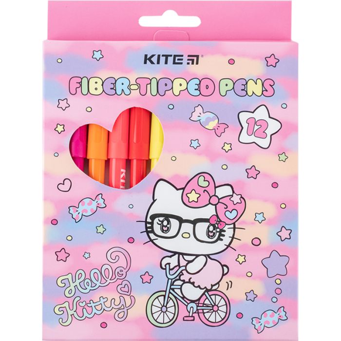 Фломастеры Kite Hello Kitty 12 цветов (HK24-447)