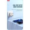Зарядное устройство XO L95 (2USB/2.4A) + USB - Lightning White (XO-L95-L) изображение 2
