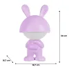 Ночник Kite Светильник LED с аккумулятором Dreamy Bunny, фиолетовый (K25-315-1-5) изображение 6