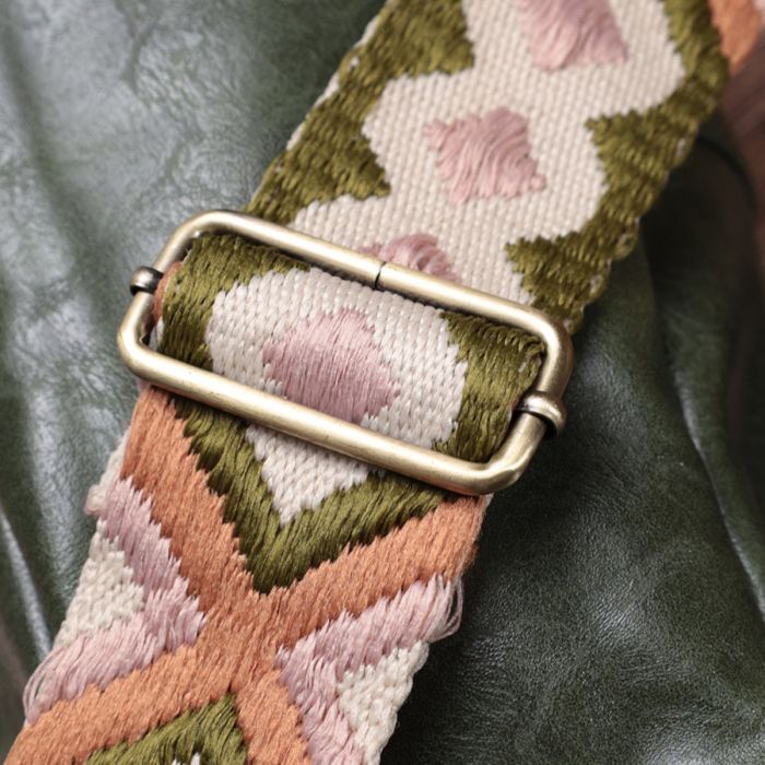 Сумка Vintage Через плечо из экокожи Зеленая (22791) изображение 10