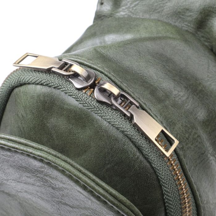 Сумка Vintage Через плечо из экокожи Зеленая (22791) изображение 5