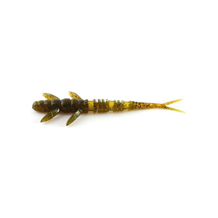 Силікон рибальський FishUP Flit 3" 074 - Green Pumpkin Seed (8шт/уп) (1862.00.95)