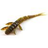Силікон рибальський FishUP Flit 3" 074 - Green Pumpkin Seed (8шт/уп) (1862.00.95) зображення 2