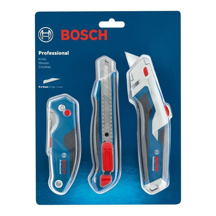 Нож монтажный Bosch набор 3шт. (1.600.A02.7M4) изображение 12