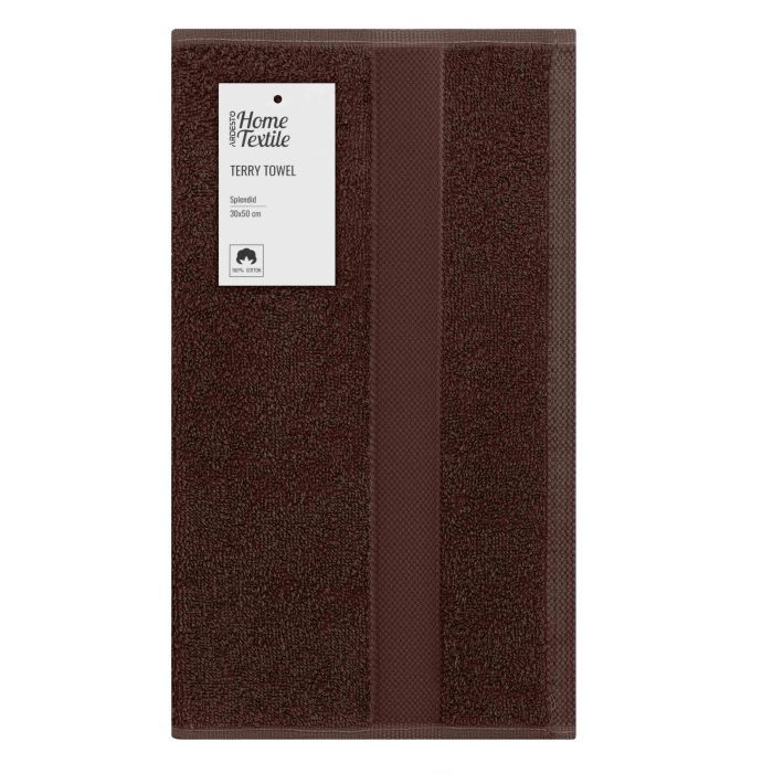 Полотенце Ardesto Splendid 100% хлопок, коричневый 30х50 см (ART2330BR)