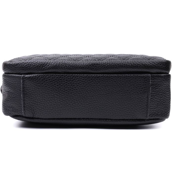 Сумка Vintage Из натуральной кожи Черная (22634) изображение 6