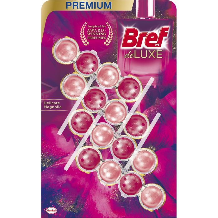 Туалетный блок Bref De Luxe Нежная магнолия 4 х 50 г (9000101819038)