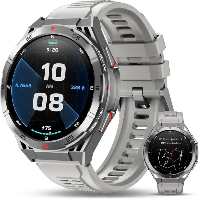 Смарт-часы OUKITEL BT12 Grey (6931940789585)