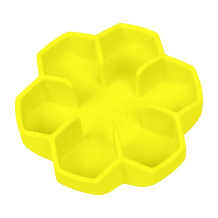 Универсальная посуда для животных WAUDOG Silicone миска для медленного питания 750 мл голубая (23542)