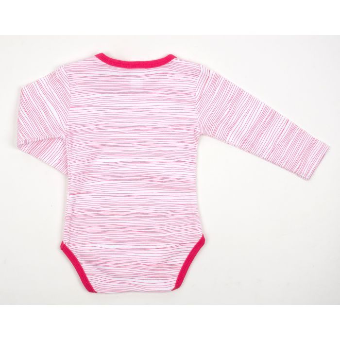 Боди детское Breeze в полоску (1027-74G-pink) изображение 2
