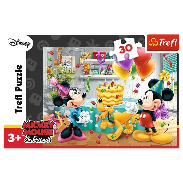Пазл Trefl Mickey&friends Именинный торт 30 элементов (5900511182118) изображение 2