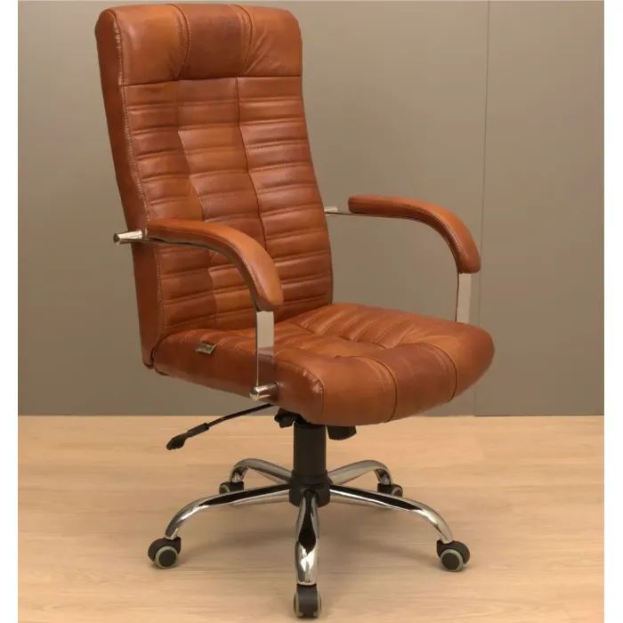 Офисное кресло Richman Атлант Хром П1 M-2 (Anyfix) Кожа Люкс комбо Мадрас Ви (R00000049264)