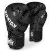Боксерские перчатки Phantom APEX Velcro Black 12 унцій (PHBG2368-12) изображение 2