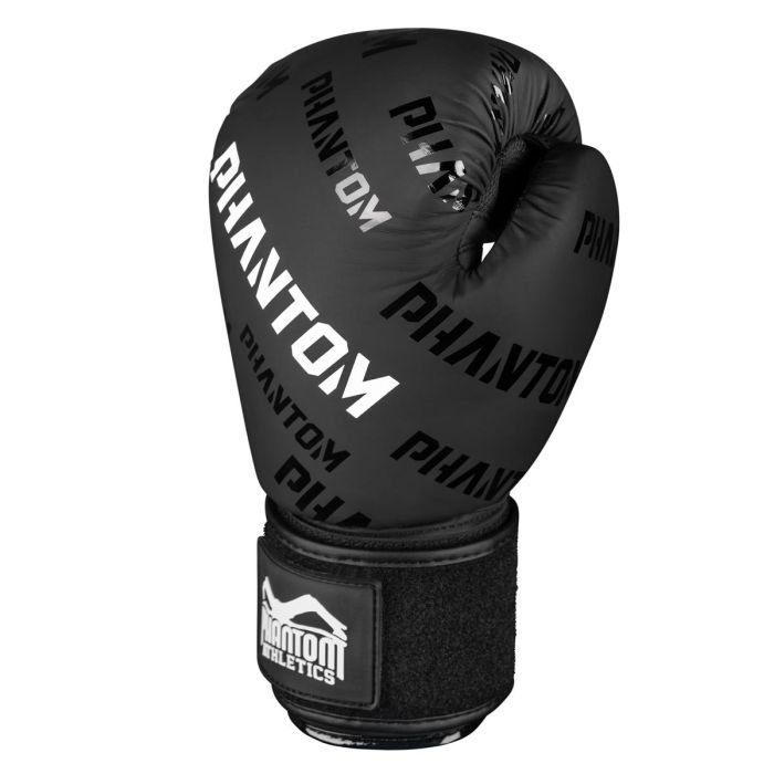 Боксерские перчатки Phantom APEX Velcro Black 12 унцій (PHBG2368-12) изображение 3
