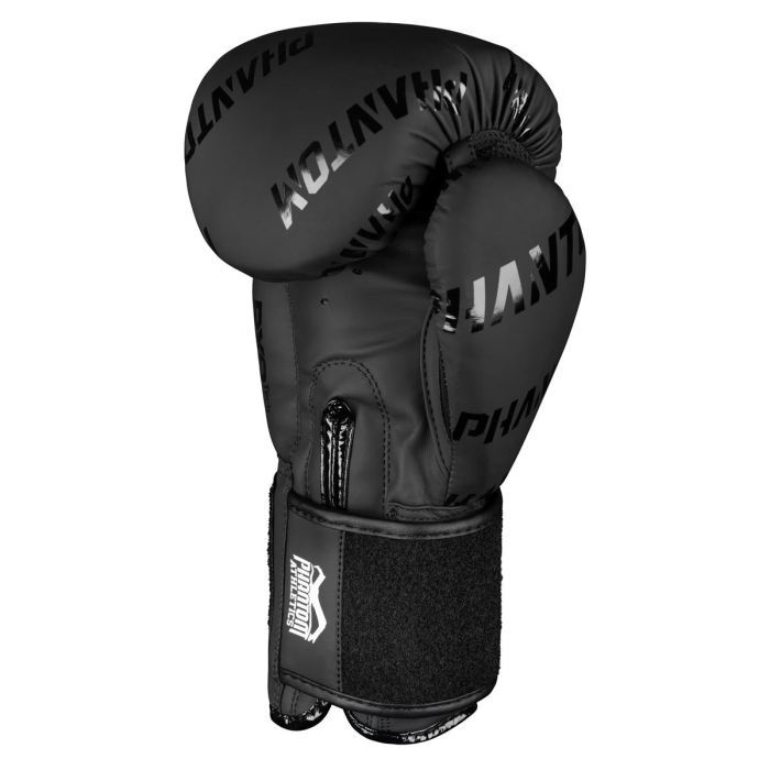 Боксерские перчатки Phantom APEX Velcro Black 12 унцій (PHBG2368-12) изображение 4