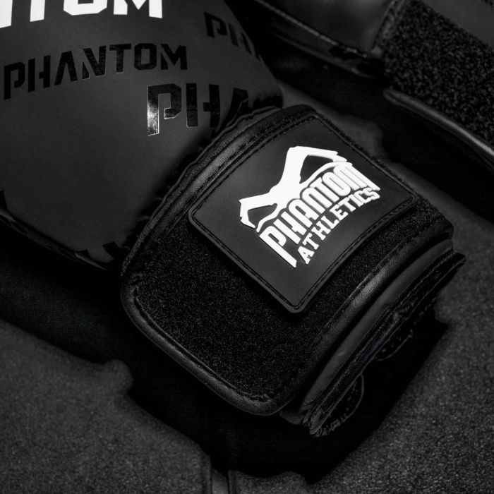 Боксерские перчатки Phantom APEX Velcro Black 12 унцій (PHBG2368-12) изображение 8