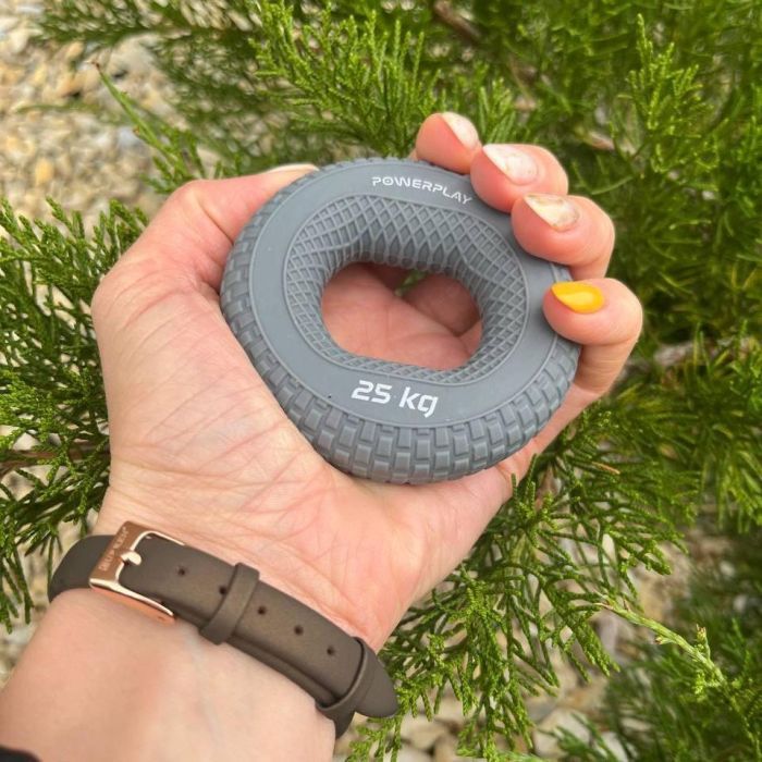 Еспандер PowerPlay PP-4333 Hand Grip Large 25 кг Сірий (PP_4333_Grey_25kg) зображення 4