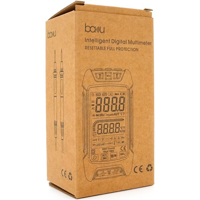 Цифровой мультиметр Baku Ba-2202 V, A, R (Ba-2202) изображение 8